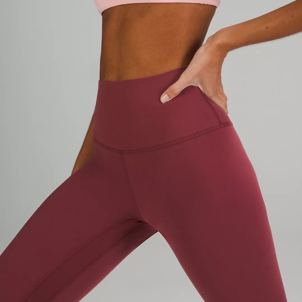 lululemon athletica High-Rise Burgundy Leggings